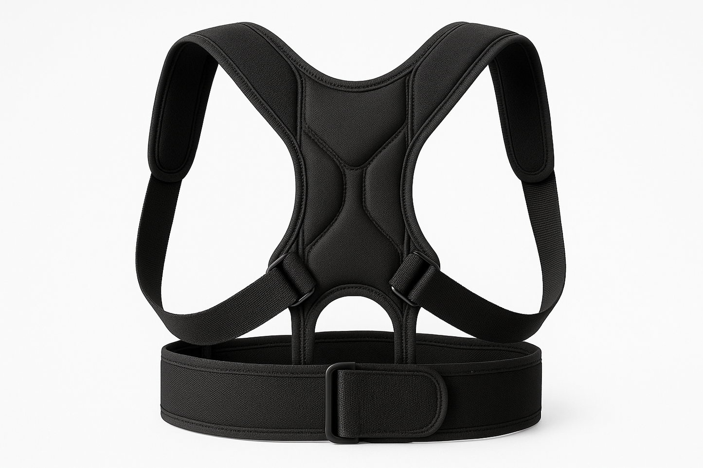 corrector de espalda color negro 